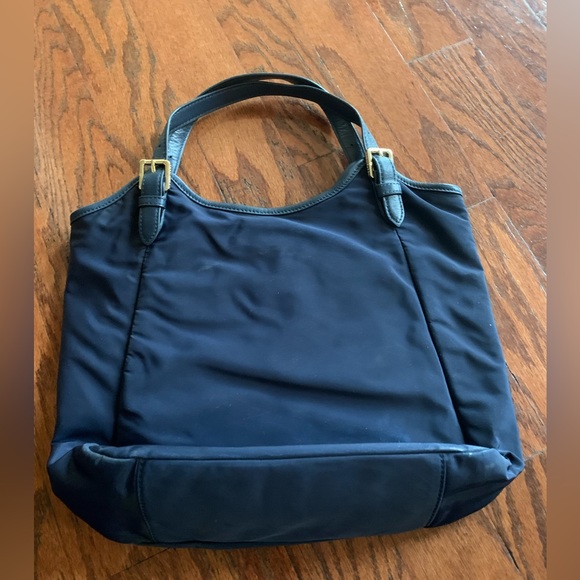 Tory Burch Handbags - Tory Burch Nylon Navy Blue Handbag